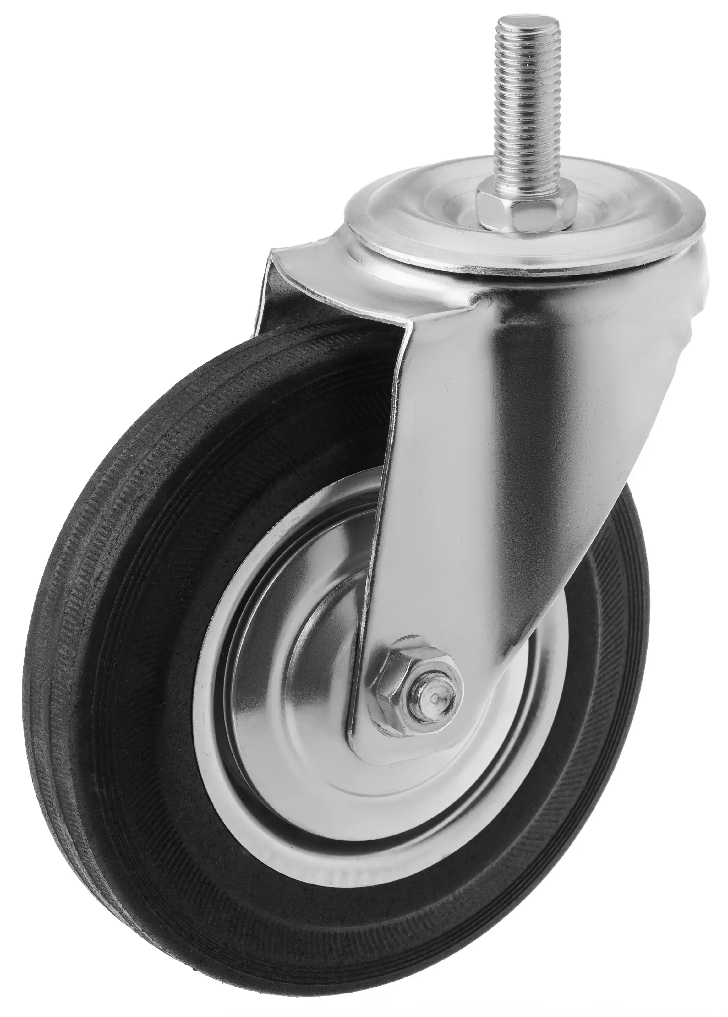 SCt 63 - Промышленное колесо 160 мм, болт М16 (поворотн., черн. рез., роликоподш.)